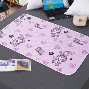 Waterproof, reusable diaper changing pad, non-slip absorbent nursing pad, suitable for urinary incontinence and menstruation, suitable for all seasons, waterproof menstrual pad, waterproof washable mattress pad, mattress protector, suitable for women duri