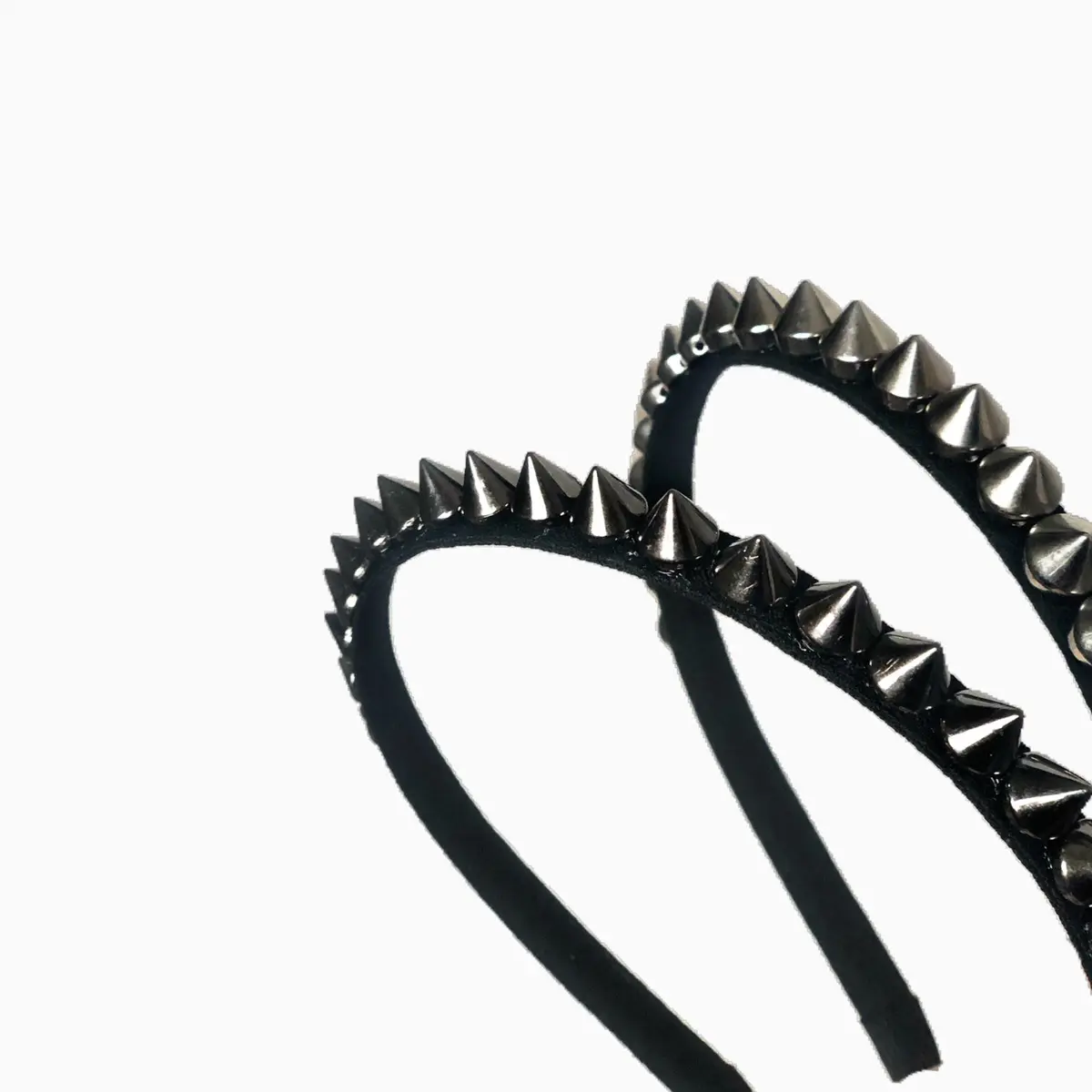 Spiked Headband - Elegant Edgy Design in Silver, Gold, and Black Gun Metal, Perfect for Any Occasion