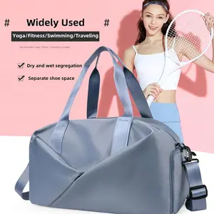 5-color Gym Bag for Men & Women with Shoe & Wet Compartment - Duffle Bag for Travel, Sports, Fitness & Workout