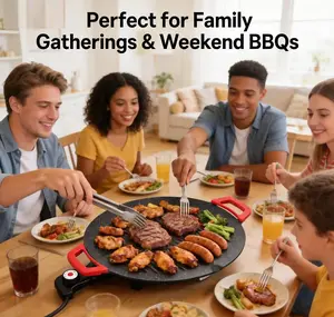 Large  Inch Electric Baking Pan,Electric Skillet & Baking Pan 2 in 1,Multi-Functional Electric Griddle Pan with Adjustable Temperature Control Non-Stick Fast Heating for Indoor Cooking,Easy to Clean Perfect for Pancakes, Steaks Safe & Durable