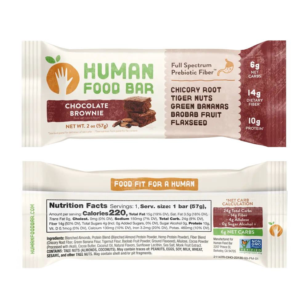 Chocolate Brownie Nutrition Bar (Box of 12)