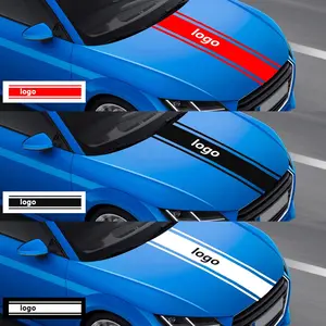 Universal Car Hood Racing Stripe Sticker, Car Decals, Sticker For Cars, Exterior Sport Style Decal, High-Performance Design, Durable & Stylish, Car Stickers