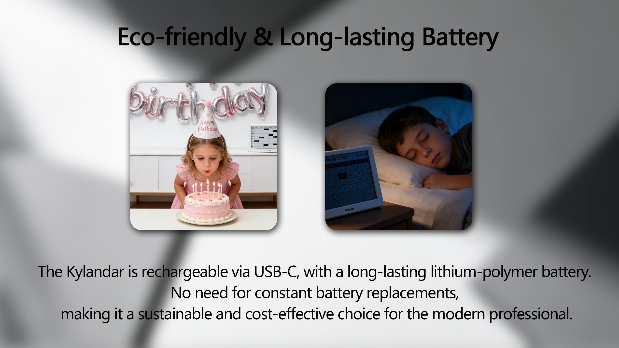 Kylendar E-Paper Smart Display: Upgraded Version 2.0 — 2026 Family Calendar. A Multifunctional, Editable Smart Planner and Organizer with Stand—An Efficiency-Boosting Device and the Perfect Gift for Successful Individuals.