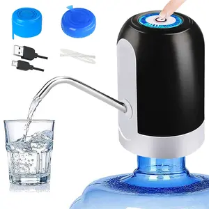 Water Dispenser for 5 Gallon Bottle, Electric Water Pump with USB Charging, Portable Automatic Water Jug Dispenser for Camping, Travel, Home, Kitchen, Office