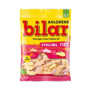 Ahlgrens Bilar Sour Fruit Foam Cars