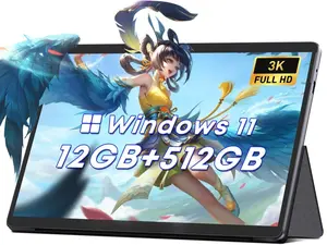 2025 CHUWI Hi10 Max Windows 11 Tablet 12.96", 512GB SSD 12GB LPDDR5, Intel N100(up to 3.4GHz), IPS FHD 3K Touchscreen Tablets, WiFi 6, Bluetooth 5.2, 8MP AF Camera, HDMI, USB 3.2, Type-C, with Stand