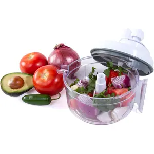 Salsa Maker, Food Chopper, Mixer and Blender - Manual Food Processor
