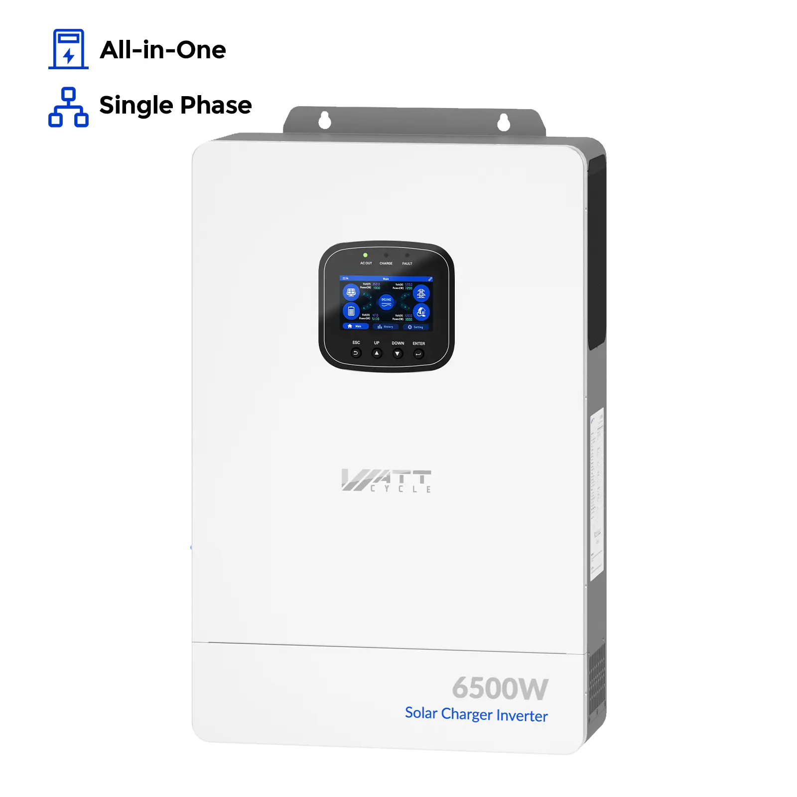 【New Products Coming Soon】WattCycle 6500W 48V All-in-One Solar Inverter Charger | 9000W Dual MPPT Inversor