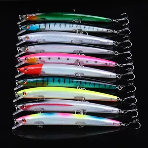 Artificial Fishing Lure (10pcs), Simulation Fishing Lure with Hook, Fishing Accessories for Outdoor Fishing, Fishing Lure Set
