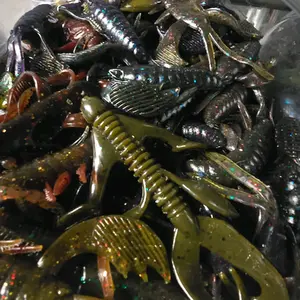 1 lb of soft plastics fishing baits.