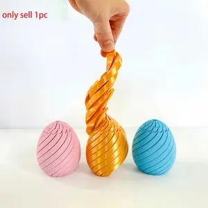 3D Printed Gear Ball Spin Ball Stress Relief Toy, Easter Egg Relaxation Gift for Kids & Adults, Perfect Easter Present