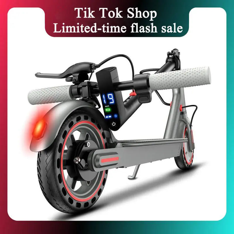 Electric Scooter-19MPH Max Speed,8.5''Honeycomb Solid Tire,350W Motor,12Mile Range,Adjustable Speed Foldable Commuter Scooter with Dual Braking System & APP Control