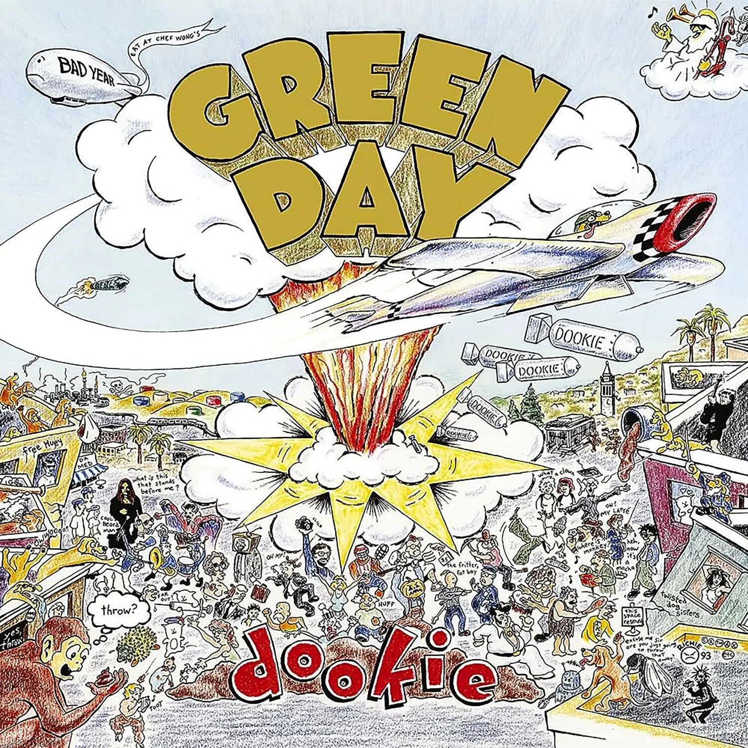 Green Day - Dookie (30th Anniversary)   (baby blue LP)  [VINYL RECORD - LP] Blue, Colored Vinyl