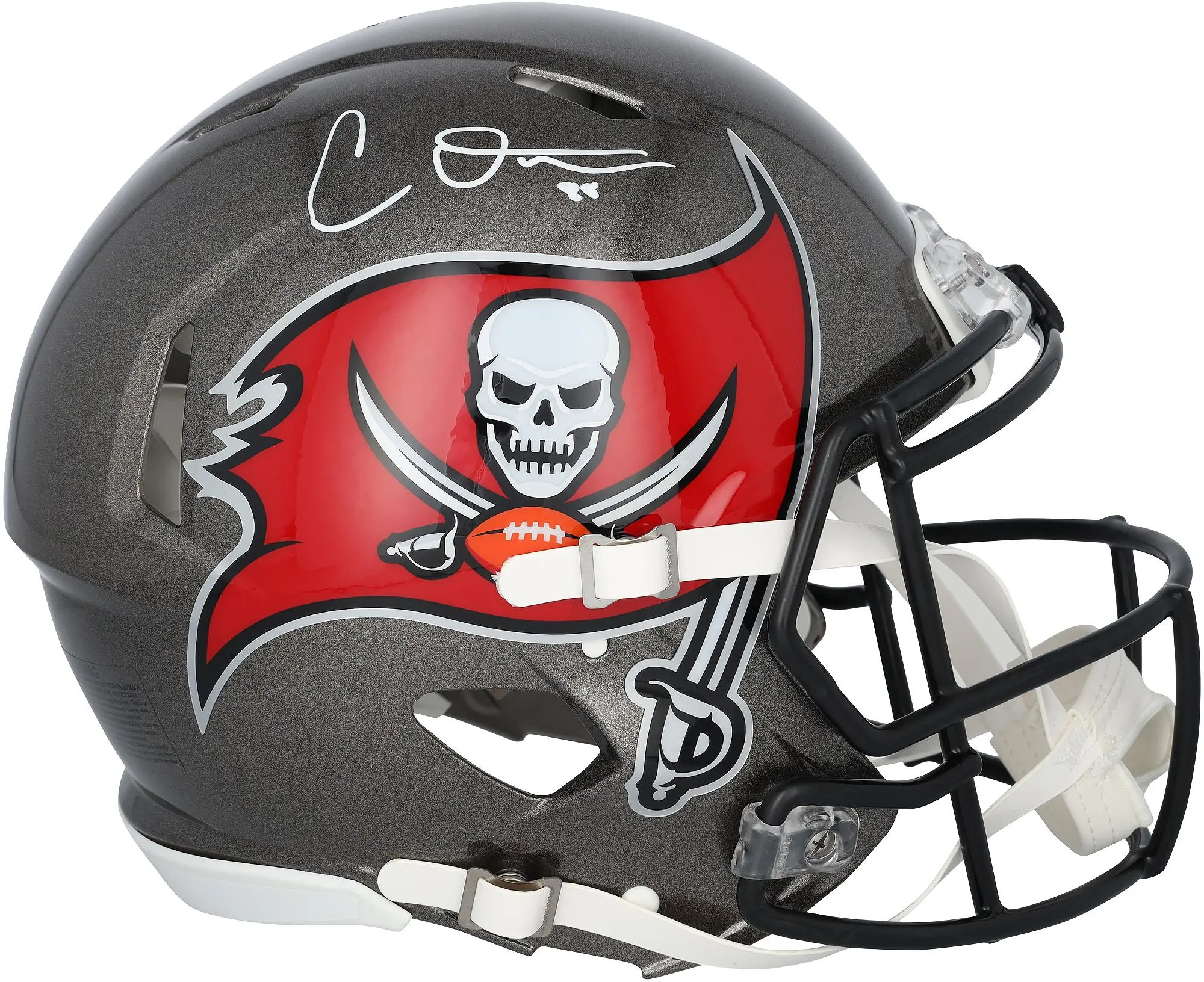 Cade Otton Tampa Bay Buccaneers Autographed Riddell Speed Authentic Helmet - Fanatics Authentic Certified