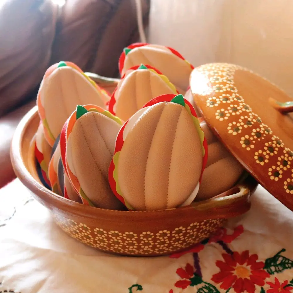 Mexican Torta Faux Leather Coin Purse