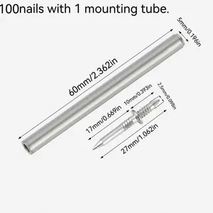 100pcs Dual-Head Baseboard Nail, Seamless Invisible Safety Screw, Designed for Real Wood Baseboards, No Trace, Model Xinghao 002