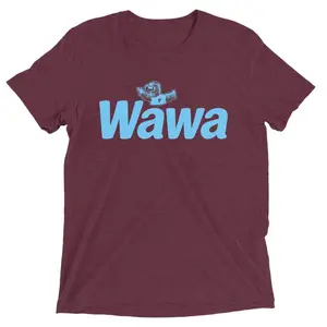 Wawa Phillies Maroon Unisex Tee, Streetwear Crewneck Comfort Tshirt Menswear Top