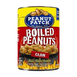 Peanut Patch Cajun Boiled Peanuts 2 pack - Real Flavor, Slow Heat Cooked, Gluten Free, Protein Rich, Pop Open & Enjoy - Snack