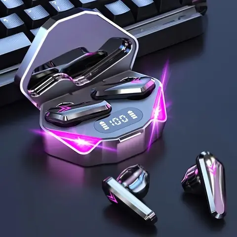 In-ear Design Wireless Earphone, True Wireless Earbuds, Multifunctional Earbuds, Electronic Earbuds, Noise Cancelling Gaming Headset with LED Power Display Charging Case, Sports Headset for Sports Running Call Music, TWS Wireless Headphones