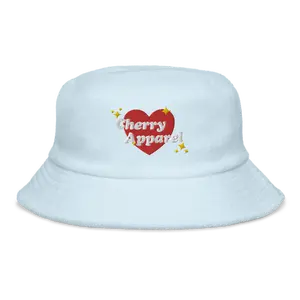 Cherry's Terry cloth bucket hat
