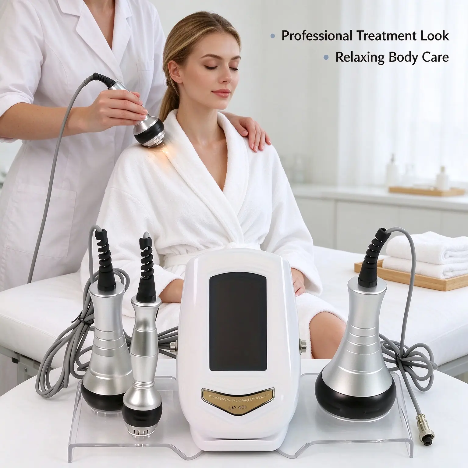 Professional Body Care Device | 3-in-1 Beauty Instrument | Skin Tightening & Body Contouring Machine for Home Use