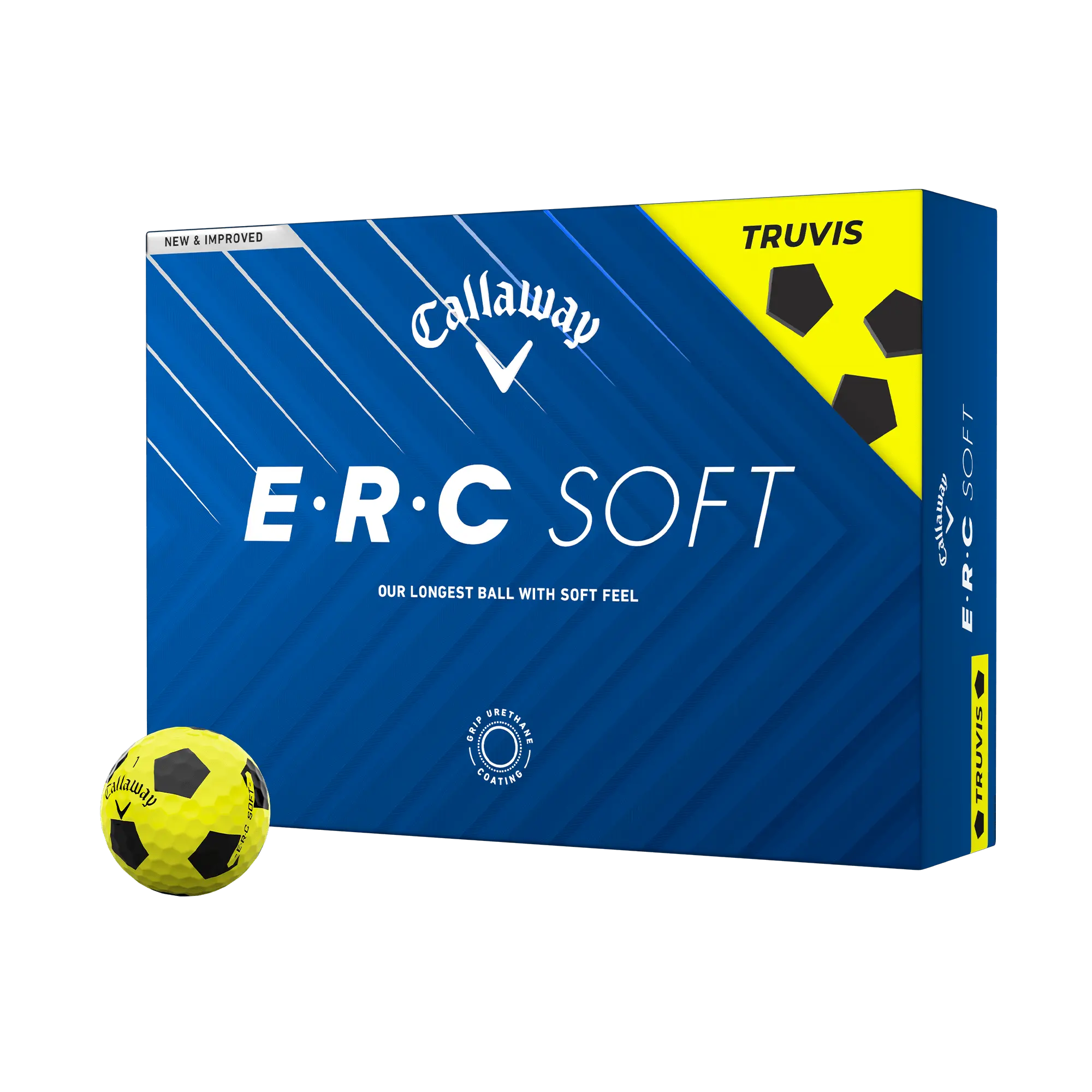 Callaway Golf ERC Soft Truvis Yellow Golf Balls