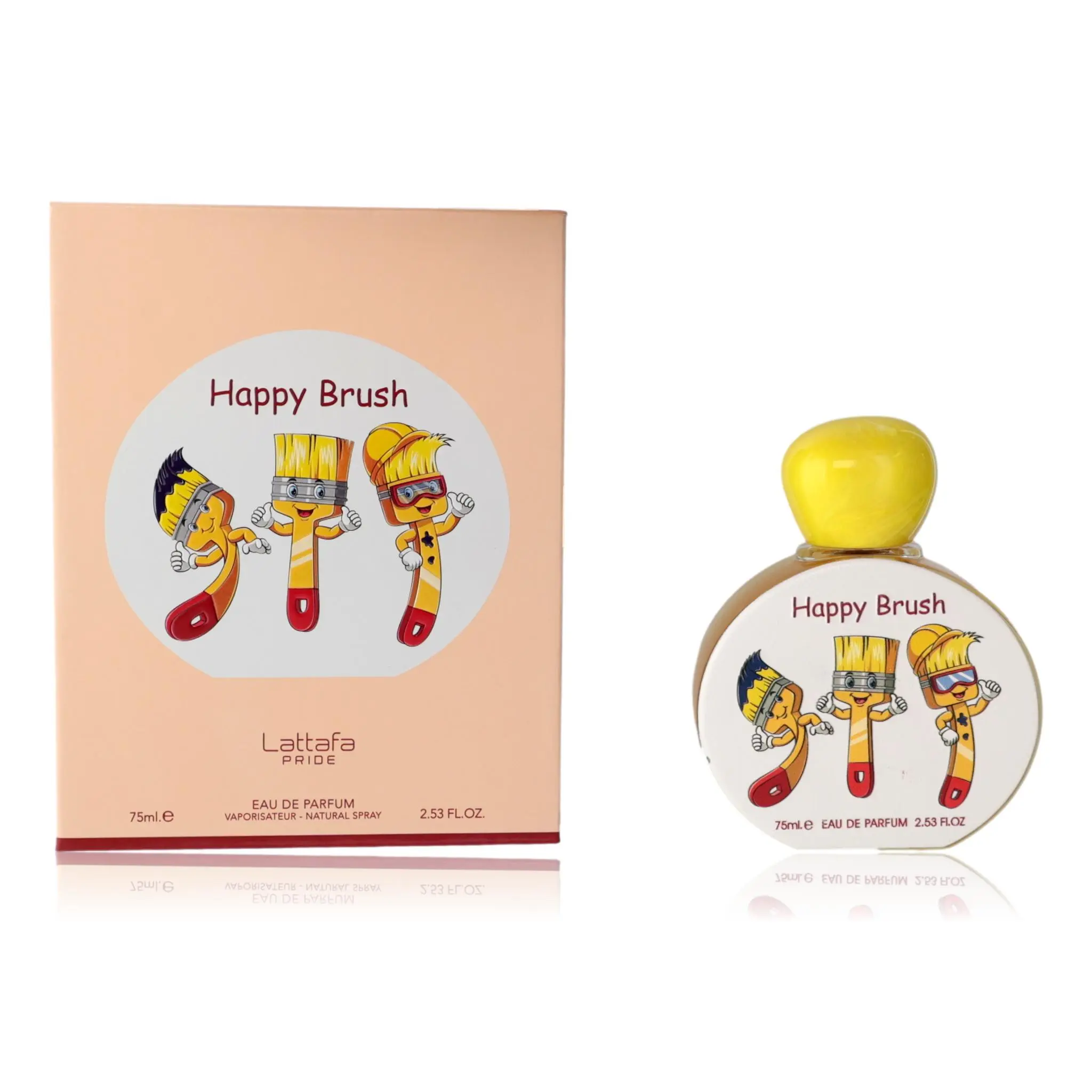 Happy Brush by Lattafa, 2.5 oz EDP Spray for Kids
