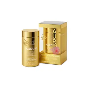 Hikari Aurum S-Acetyl Glutathione Supplement with Sakura & Ceramide Blend - 30 Capsules