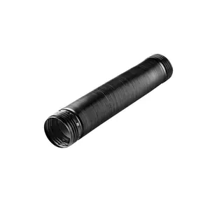 FLEX Drain 4 in. x 8 ft. Black Copolymer Solid Drain Pipe
