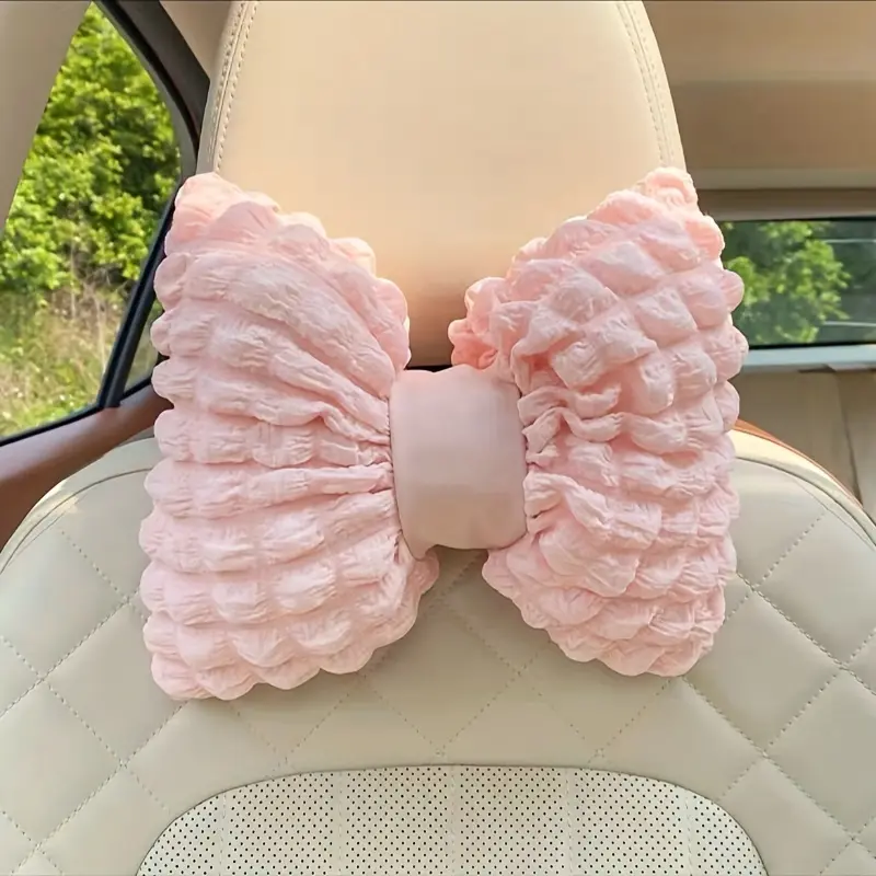 Charming Car Bubble Headrest Cushion, Automotive Accessory, Enhances Neck and Back Comfort, Style and Support, Ideal for Long Trips, Car Accessories