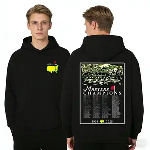 2025 Masters Tournament Augusta 91 Years Hoodie Golf Tournament The Masters Golf Cup 2 Sided Hoodie Golf Gifts For Men Breathable Sweatshirts Tops Cotton Unisex Fashionable Casual Daily Wear Eco Friendly Hot Stamping