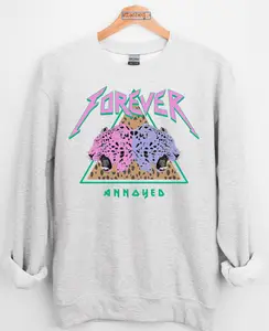 Forever Annoyed Leopards Graphic Top