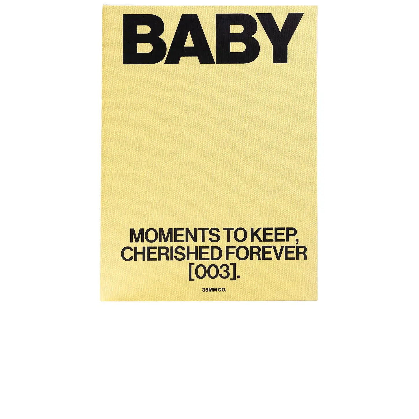 35mm Co. Coffee Table Keepsake Box: Baby in Yellow