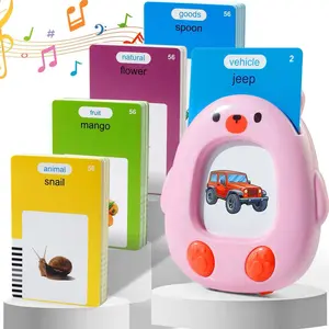 Talking Flash Cards – 224 English Words for Toddlers & Preschool Learning, Educational Language Toy