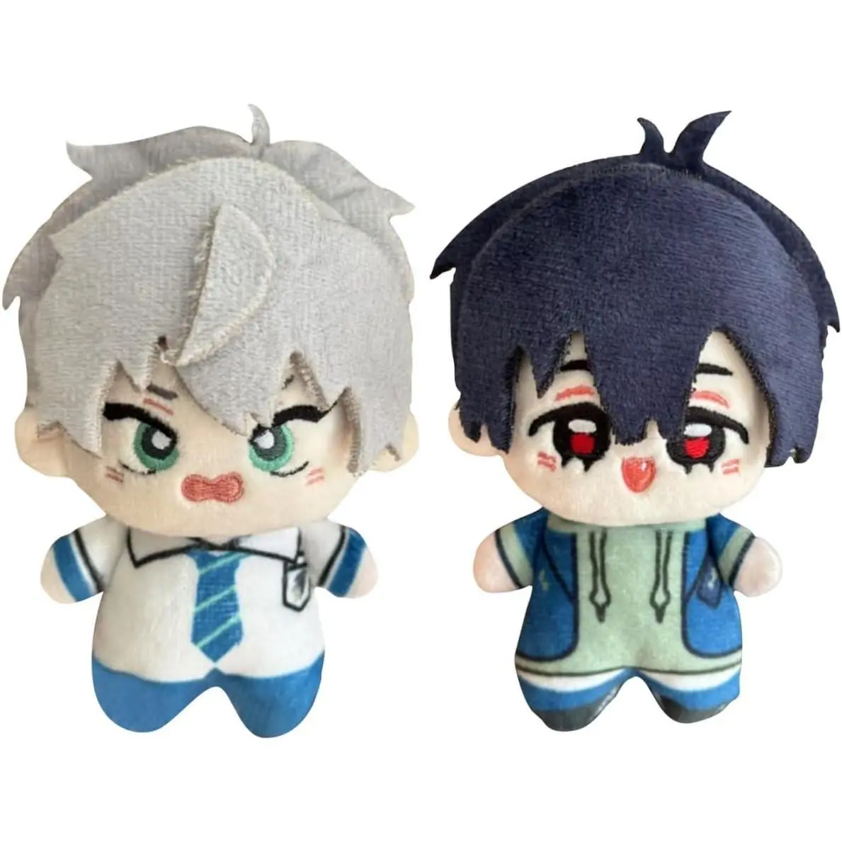 Alien Stage Plush Pendants 2 Pcs - 4-Inch Ivan & Till Cute Stuffed Figure Keychains, Soft Stuffed Animals Collectible Soft Animal PP Cotton Mini Fashion Costume Jewelry Accessories for Fans, Soft Stuffed Figure, Cuddly Stuffed Animal