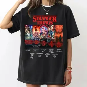 Stranger Thing s1-s5 T-Shirt, Things T-Shirt, Unisex Vintage Graphic Movie Stranger T-Shirt, Gift For Fans, For Women and Men