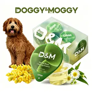 DOGGY&MOGGY Premium Plant-Powered No-Rinse Pet Cleansing Essence, Dog & Cat Grooming Shampoo Plus Conditioner