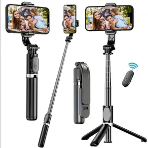 W&O C01 Telescopic Selfie Stick Tripod Monopod Stand for iPhone Android Holder