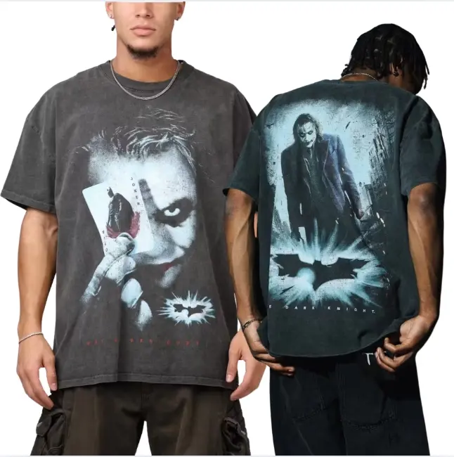 Trending Vintage Batmann The Dark Knight '08 T-Shirt, Drippy Outfits, Drippy Clothing, Retro Shirt, Menswear, Unisex, Crewneck Cotton Hoodie, Sweatshirt