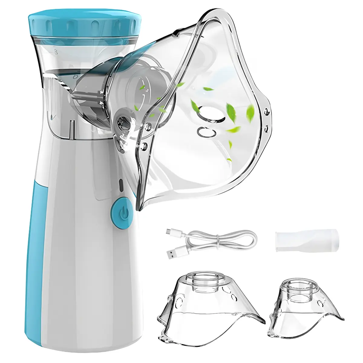 Portable Handheld Nebulizer  For Adults And Kids, two modes, suitable for breathing problems, Breathing Machine Nebulizer Inhaler Home Use Travel Friendly