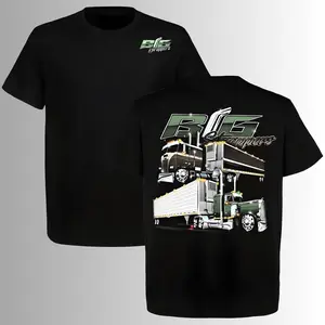 Big Strappers Modified Semi Truck T-Shirt, 2 Sides, Big Rig Diesel Graphic Tee