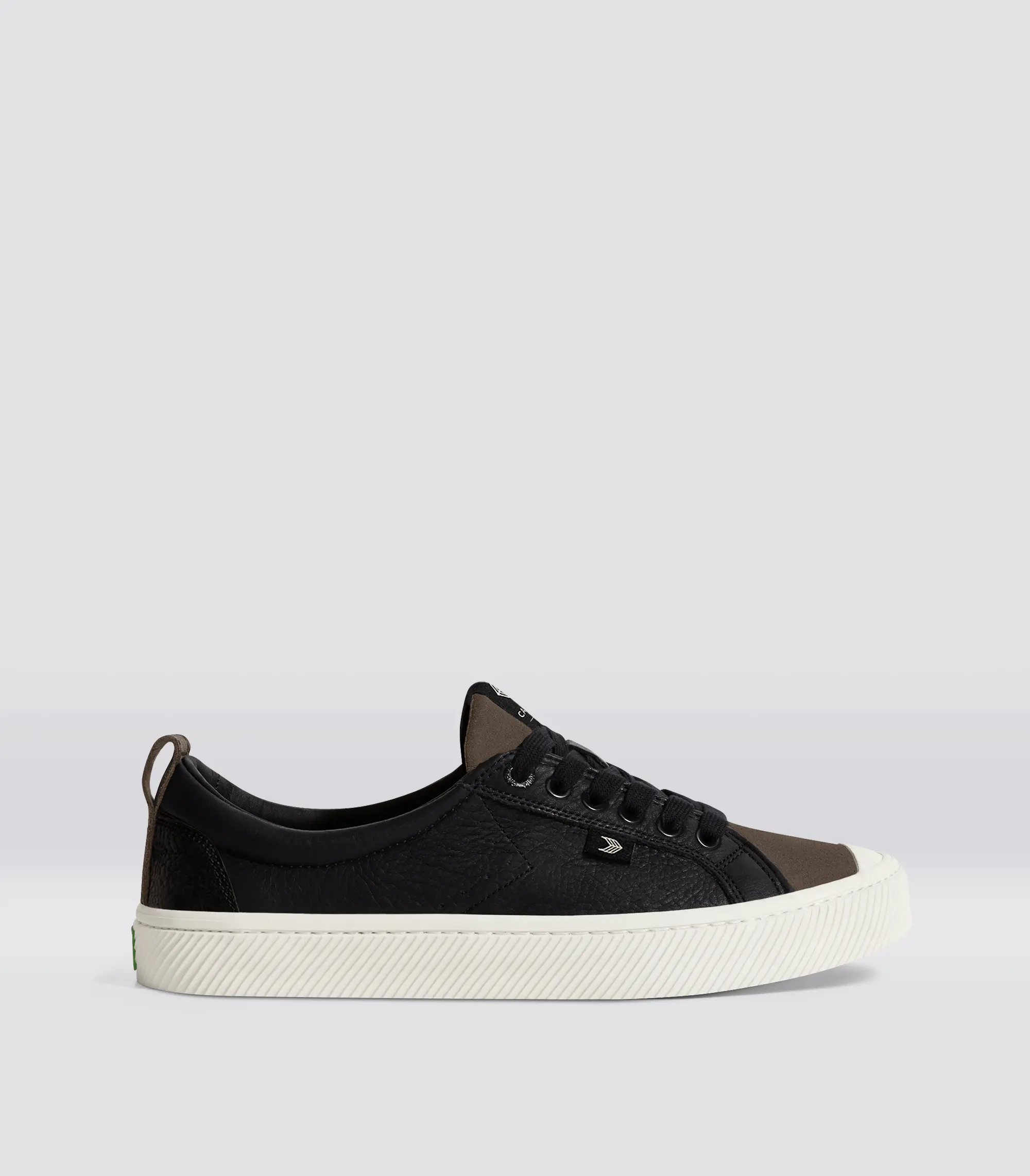 OCA Pebbled Leather Black Suede Dark Khaki OCA Pebbled Leather Black Suede Dark Khaki