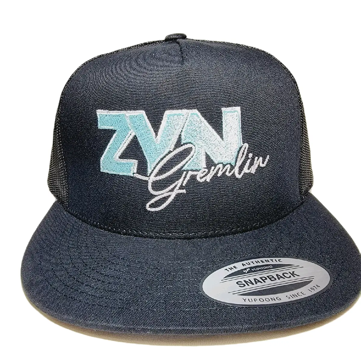 Classic Trucker Hat with Direct Embroidered Design, Structured Snapback Cap for Men & Women's Sports Accessory