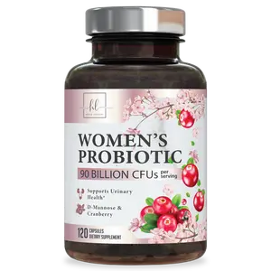Probiotics for Women Digestive Health Support - 90 Billion CFU Women's Probiotic, 16 Strains, Cranberry, Vaginal Probiotic with Prebiotics, PH, Immune, Urinary, & Feminine Health Support, 120 Capsules