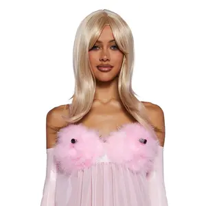 Fembot Babe Wig & Costume Set