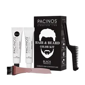 Hair & Beard Color Kit - Black Haircare & Beard Care Semi Permanent Color