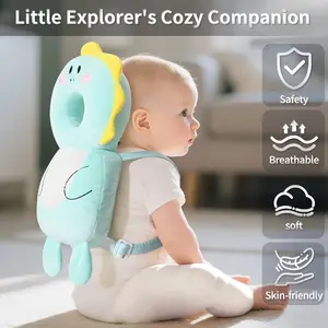 A Pc Soft Toddler Backpack for Infants And Toddlers, with Adjustable Cartoon Animal Plush Backrest, Made Of Colorful Polyester Fiber, An Ideal Gift for Festivals.