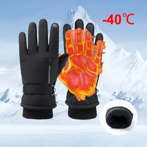 【TikTokShopBlackFriday】Warmest Winter Ski Snowboard Gloves, Water Resistant Windproof Anti Slip Warm Glove, Ideal for Cold Weather, Hands Warm for Hiking Driving Running Bike Cycling, hashtag, TikTokShopCyberMonday, Christmas Gift