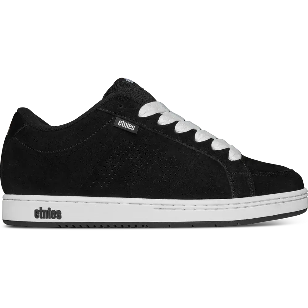 etnies Kingpin Black/White 90' Chunky Skate Shoes – Puffy, Retro, Wide Fit Cupsole Comfort, High-volume,  Sustainable and Designed in California.