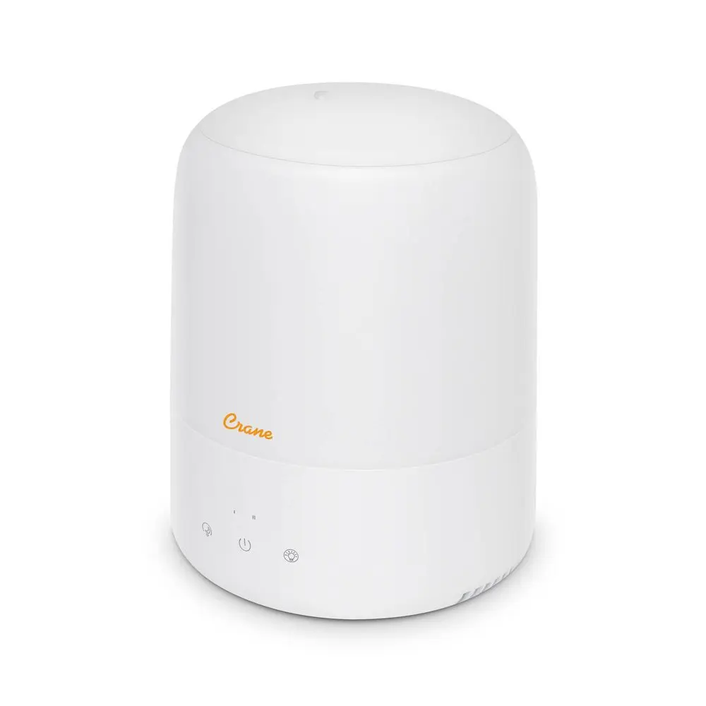 Crane 3-in-1 Cool Mist Humidifier with Aroma Diffuser and Sleep Support Light - 0.5gal, Aromatherapy Humidifier, Scent Humidifier